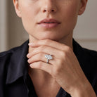 IGI Certified 4 Carat Marquise Lab Grown Diamond Solitaire Engagement Ring Lab - ( E-VS1 ) - Rosec Jewels