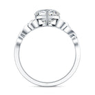 Rosec Jewels-IGI Verified 2 Carat Heart Shape Lab Grown Diamond Celtic Engagement Ring