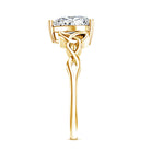 Rosec Jewels-IGI Verified 2 Carat Heart Shape Lab Grown Diamond Celtic Engagement Ring