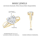 Rosec Jewels-IGI Certified 2 Carat Lab Grown Diamond Heart Shaped Engagement Ring