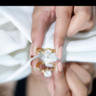Rosec Jewels-IGI Verified 2 Carat Lab Grown Diamond Heart Engagement Ring with Braided Shank
