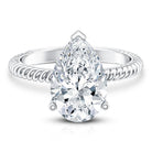 Rosec Jewels-IGI Certified 3 Carat Lab Grown Diamond Pear Solitaire Engagement Ring