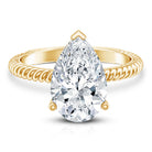 Rosec Jewels-IGI Certified 3 Carat Lab Grown Diamond Pear Solitaire Engagement Ring