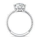 Rosec Jewels-4 Carat Solitaire Lab Created Diamond Teardrop Engagement Ring with IGI Certificate