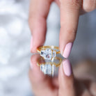 Rosec Jewels-2 Carat IGI Authenticated Lab Grown Diamond Three Stone Engagement Ring