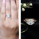 Rosec Jewels-2 Carat IGI Authenticated Lab Grown Diamond Three Stone Engagement Ring