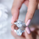 Rosec Jewels-IGI Certified 3 Carat Solitaire Lab Grown Diamond Oblong Engagement Ring