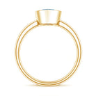 Rosec Jewels-IGI Certified Bezel Set Lab Grown Blue Diamond Marquise Engagement Ring 3 Carat