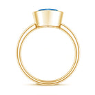 Rosec Jewels-Big 4 Carat Lab Grown Blue Diamond Marquise Cut Engagement Ring IGI Certified