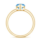 Rosec Jewels-IGI Certified 4 Carat Engagement Ring with Solitaire Marquise Cut Lab Grown Blue Diamond
