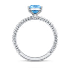 Rosec Jewels-Lab Grown 2 Carat Blue Diamond Marquise Solitaire Engagement Ring IGI Certified