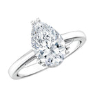 Rosec Jewels-IGI Certified Lab Grown 2 Carat Diamond Pear Engagement Ring Solitaire