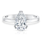 Rosec Jewels-IGI Certified Lab Grown 2 Carat Diamond Pear Engagement Ring Solitaire