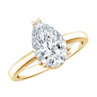 Rosec Jewels-IGI Certified Lab Grown 2 Carat Diamond Pear Engagement Ring Solitaire