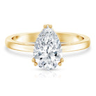 Rosec Jewels-IGI Certified Lab Grown 2 Carat Diamond Pear Engagement Ring Solitaire