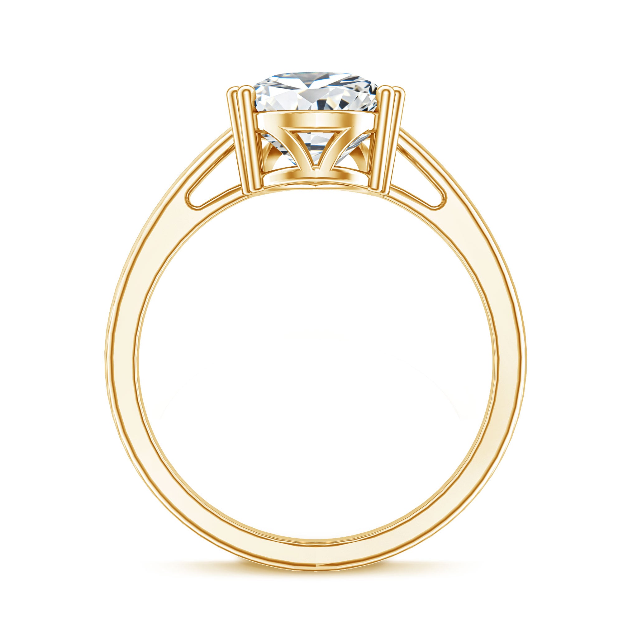Rosec Jewels-Pear Shape IGI Certified 3 Carat Lab Grown Diamond Solitaire Engagement Ring