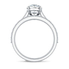 Rosec Jewels-IGI Certified Pear Shape 2 Carat Lab Grown Diamond Bridal Ring Set for Women