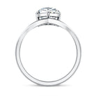 Rosec Jewels-Pear Shape 3 Carat Lab Diamond V Shaped Engagement Ring with IGI Certificate