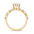 Rosec Jewels-Pear Shaped Lab Grown Diamond 2 Carat Engagement Ring IGI Certified