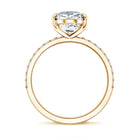Rosec Jewels-IGI Certified 3 Carat Lab Grown Diamond Pear Shape Engagement Ring for Her