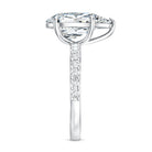 Rosec Jewels-4 Carat Pear Lab Grown Diamond Huge Engagement Ring with IGI Certificate