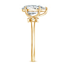 Rosec Jewels-Nature Inspired 2 Carat Lab Grown Diamond Pear Engagement Ring with IGI Certificate