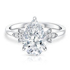 Rosec Jewels-Nature Inspired 3 Carat Lab Grown Diamond Solitaire Engagement Ring IGI Certified