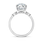 Rosec Jewels-IGI Certified Nature Inspired Lab Grown Diamond Pear Engagement Ring 4 Carat