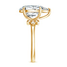 Rosec Jewels-IGI Certified Nature Inspired Lab Grown Diamond Pear Engagement Ring 4 Carat