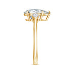 Rosec Jewels-2 Carat Pear Lab Grown Diamond Three Stone Engagement Ring IGI Certified
