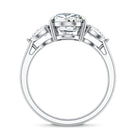 Rosec Jewels-Pear Shape 3 Carat Lab Grown Diamond Statement Ring for Women with IGI Certificate