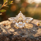4 Carat Lab Grown Diamond 3 Stone Engagement Ring with IGI Certified Lab - ( E-VS1 ) - Rosec Jewels