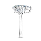 Rosec Jewels-4 Carat Lab Grown Diamond 3 Stone Engagement Ring with IGI Certified