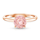 IGI Certified Round Lab Grown Pink Diamond 2 Carat Engagement Ring for Women Fancy Pink - VS1 - Rosec Jewels
