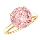 Rosec Jewels-IGI Certified 5 Carat Huge Lab Grown Pink Diamond Solitaire Engagement Ring