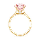 Rosec Jewels-IGI Certified 5 Carat Huge Lab Grown Pink Diamond Solitaire Engagement Ring