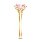 Rosec Jewels-IGI Certified 5 Carat Huge Lab Grown Pink Diamond Solitaire Engagement Ring