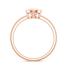 1 Carat Round Lab Grown Pink Diamond Solitaire Engagement Ring IGI Certified Fancy Pink - VS1 - Rosec Jewels