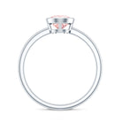 Rosec Jewels-1 Carat Round Lab Grown Pink Diamond Solitaire Engagement Ring IGI Certified