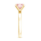 Rosec Jewels-Solitaire Round Lab Pink Diamond 2 Carat Engagement Ring IGI Certified
