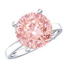 Rosec Jewels-Lab Created 5 Carat Pink Diamond Solitaire Engagement Ring IGI Certified