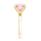 Rosec Jewels-Lab Created 5 Carat Pink Diamond Solitaire Engagement Ring IGI Certified