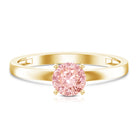 Rosec Jewels-Lab Grown 1 Carat Pink Diamond Solitaire Engagement Ring with IGI Certificate