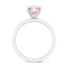 Rosec Jewels-Lab Grown Pink Diamond 3 Carat Solitaire Engagement Ring with IGI Certificate