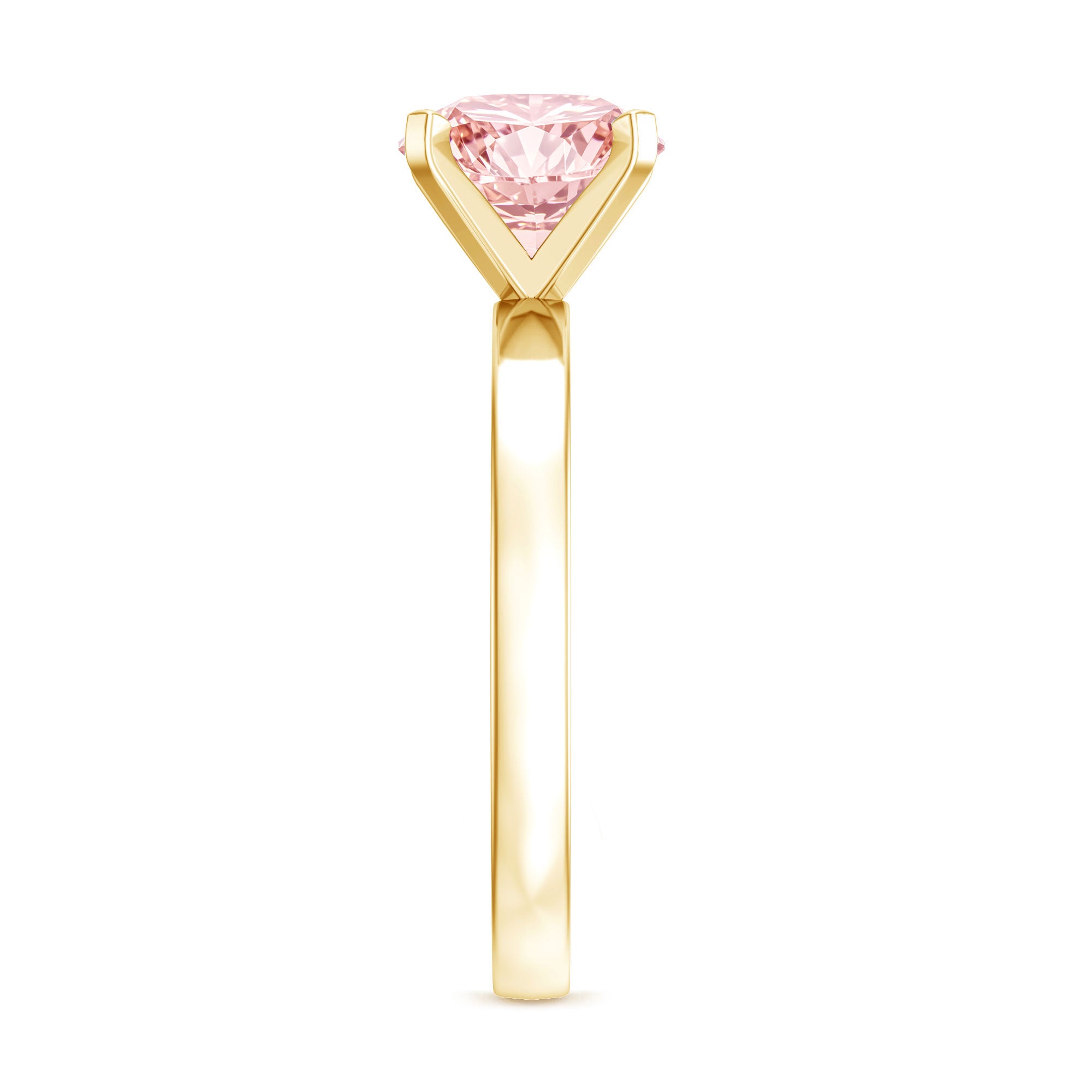 Rosec Jewels-Lab Grown Pink Diamond 3 Carat Solitaire Engagement Ring with IGI Certificate