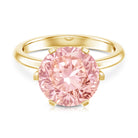 Rosec Jewels-Lab Grown 5 Carat Pink Diamond Solitaire Engagement Ring with IGI Certificate
