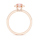 Rosec Jewels-IGI Certified Lab Grown Pink and White Diamond 1 Carat Engagement Ring