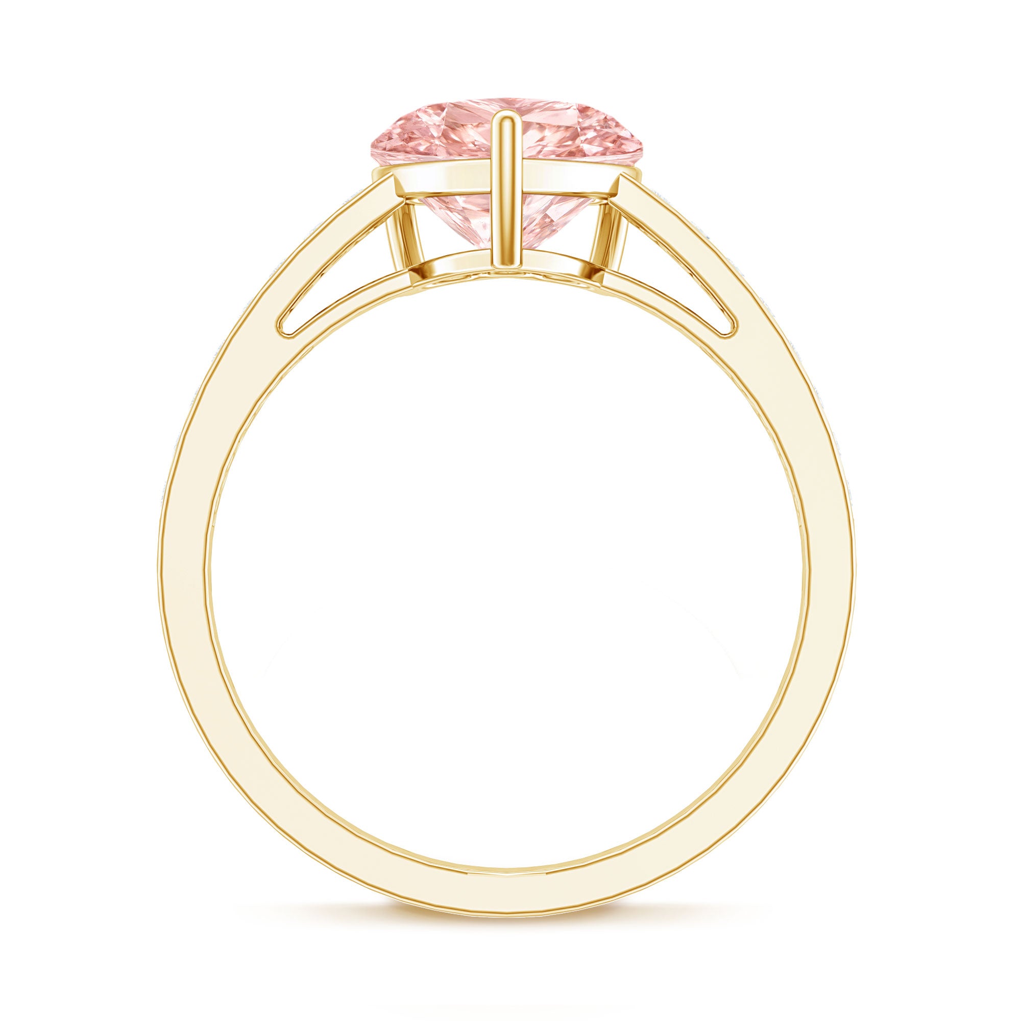 Rosec Jewels-2 Carat IGI Certified Lab Grown Pink Diamond Heart Engagement Ring For Women