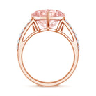 Lab Created 5 Carat Diamond Pink Heart Engagement Ring with IGI Certificate Fancy Pink - VS1 - Rosec Jewels