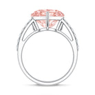 Lab Created 5 Carat Diamond Pink Heart Engagement Ring with IGI Certificate Fancy Pink - VS1 - Rosec Jewels